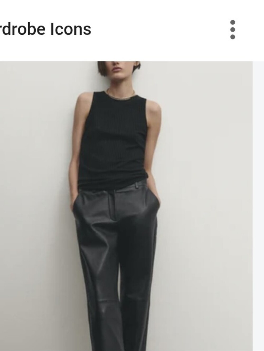 Womens Black Lamb Leather Pants SOFFFFT - Classic Trouser Fit